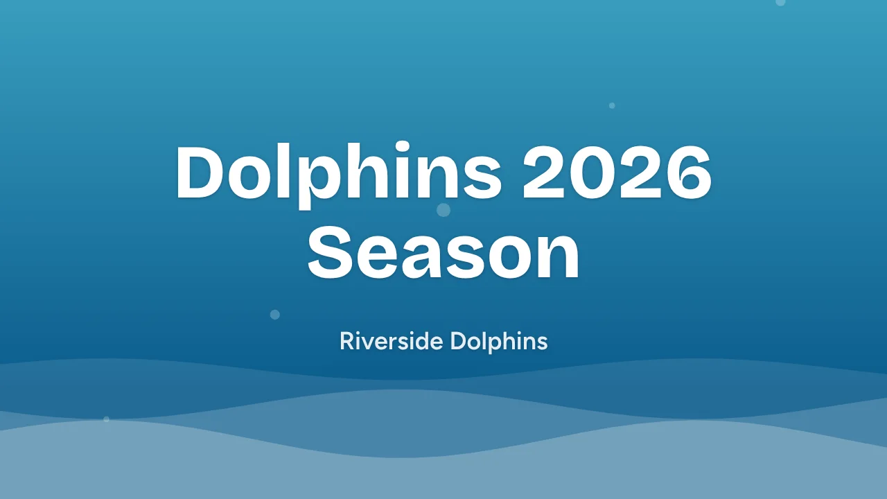 Title card: Dolphins 2026 Season